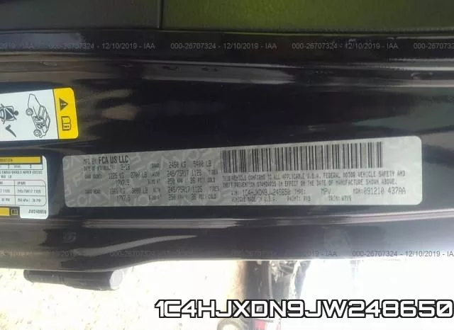 1C4HJXDN9JW248650 фото 10