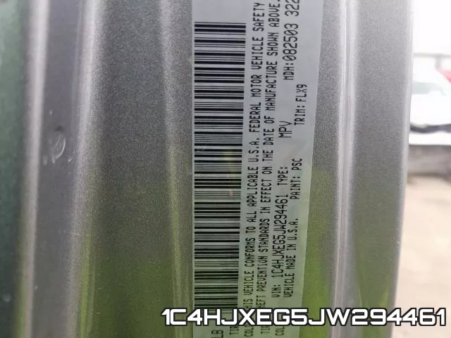 1C4HJXEG5JW294461 фото 2