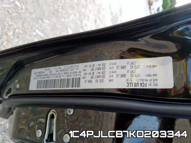 1C4PJLCB7KD203344 фото 2