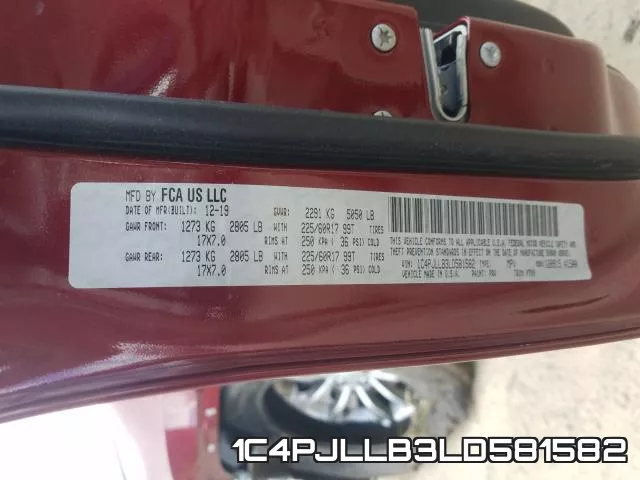 1C4PJLLB3LD581582 фото 2