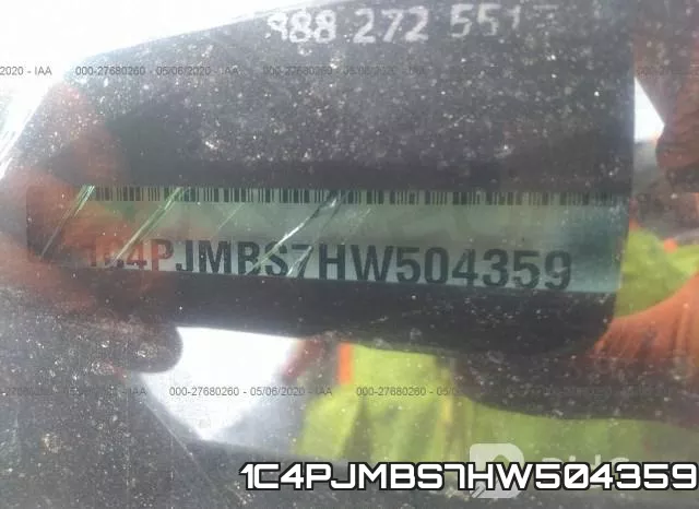 1C4PJMBS7HW504359 фото 10