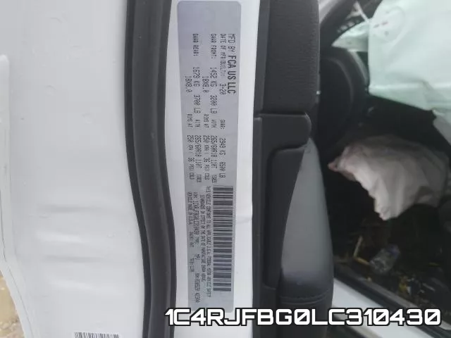1C4RJFBG0LC310430 фото 2