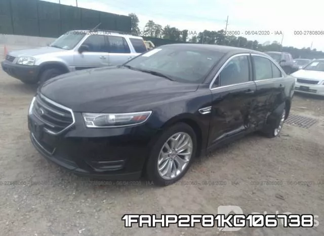 1FAHP2F81KG106738 фото 3
