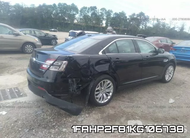 1FAHP2F81KG106738 фото 5