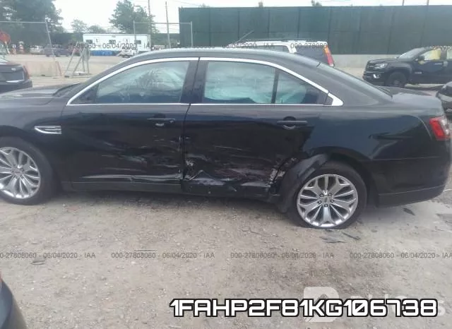 1FAHP2F81KG106738 фото 7