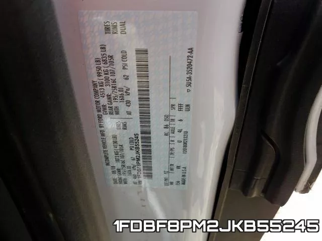 1FDBF8PM2JKB55245 фото 2