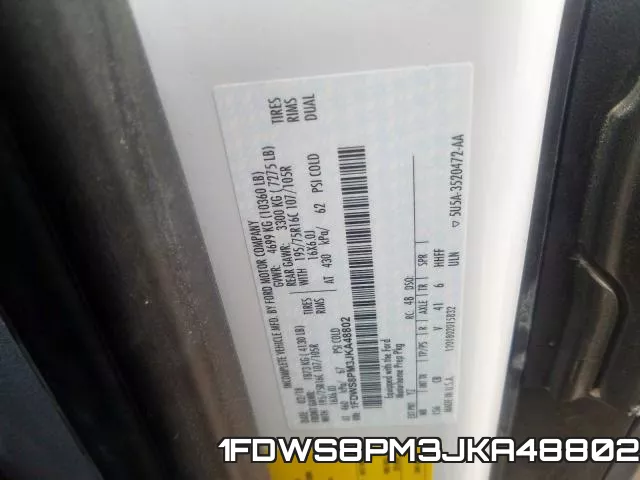 1FDWS8PM3JKA48802 фото 2