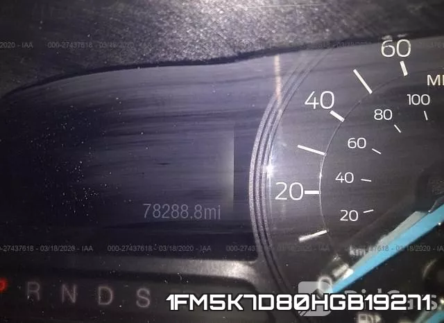 1FM5K7D80HGB19271 фото 8