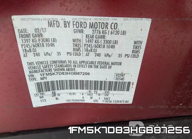 1FM5K7D83HGB87256 фото 10