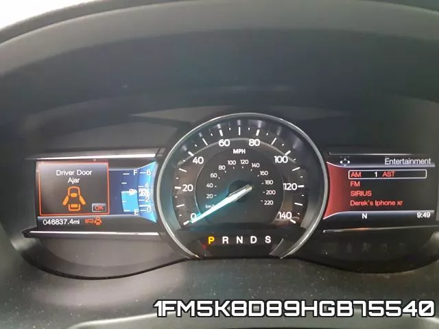 1FM5K8D89HGB75540 фото 9