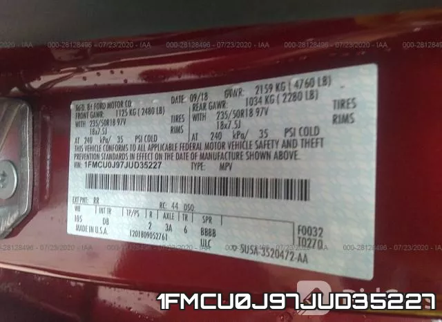 1FMCU0J97JUD35227 фото 10