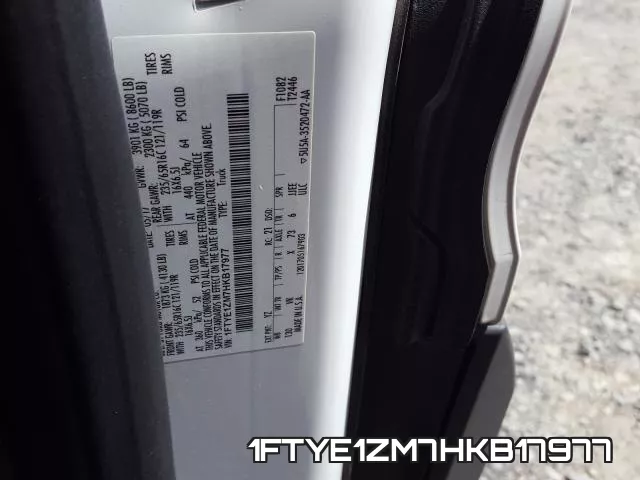 1FTYE1ZM7HKB17977 фото 2
