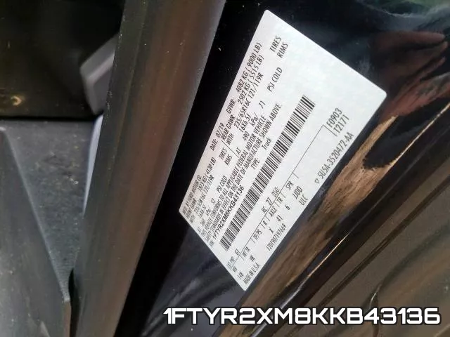 1FTYR2XM8KKB43136 фото 2