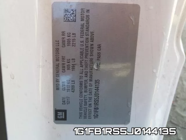 1G1FB1RS5J0144135 фото 2