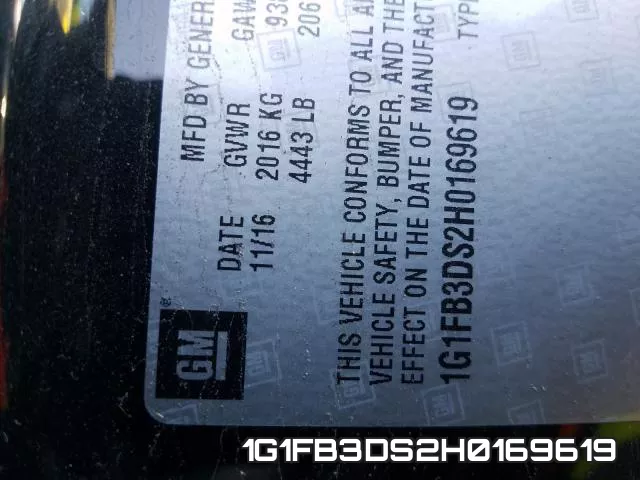 1G1FB3DS2H0169619 фото 2