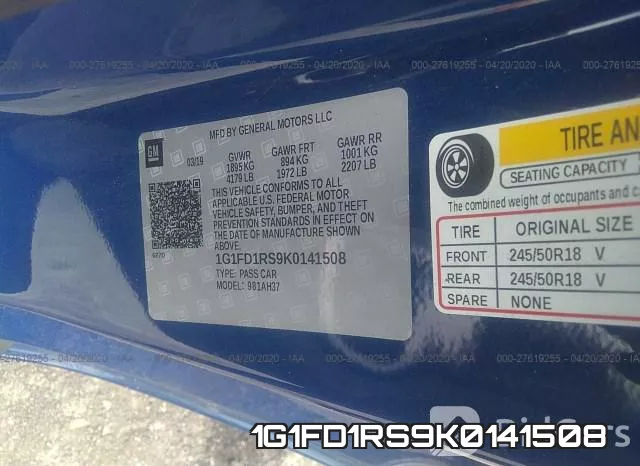 1G1FD1RS9K0141508 фото 10