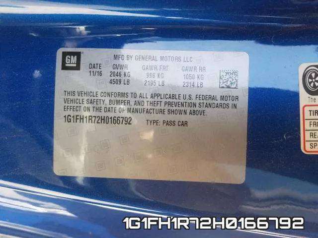1G1FH1R72H0166792 фото 2