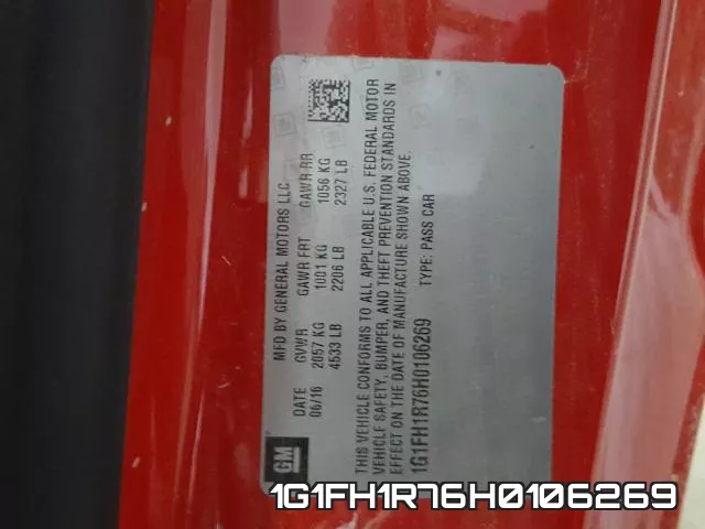 1G1FH1R76H0106269 фото 2