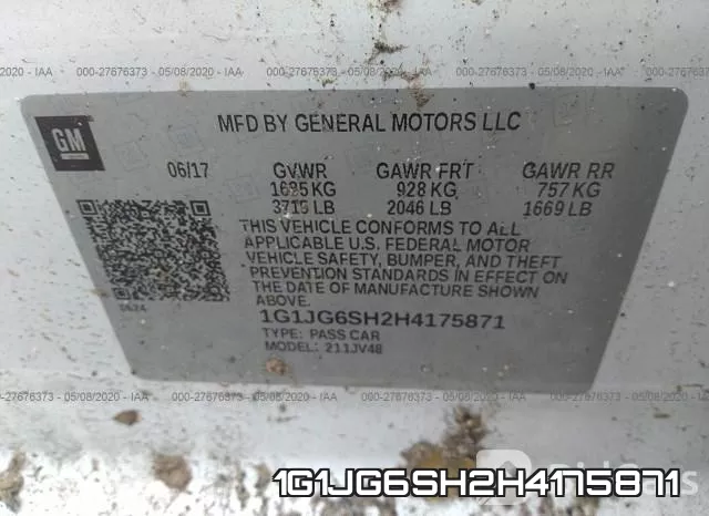 1G1JG6SH2H4175871 фото 10