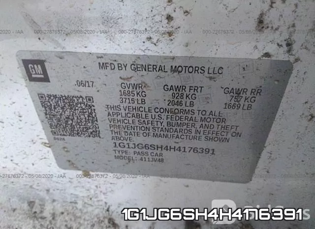 1G1JG6SH4H4176391 фото 10
