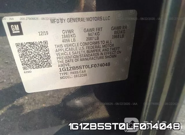 1G1ZB5ST0LF074048 фото 10