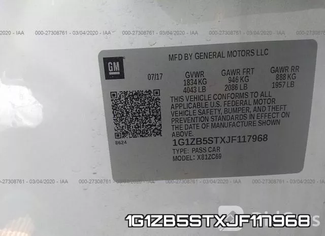 1G1ZB5STXJF117968 фото 10
