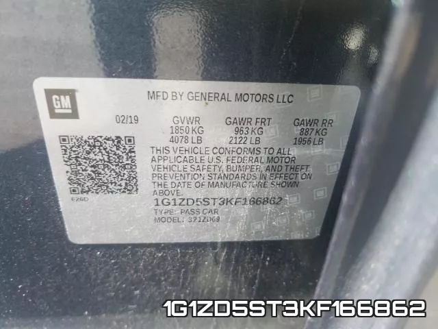 1G1ZD5ST3KF166862 фото 2