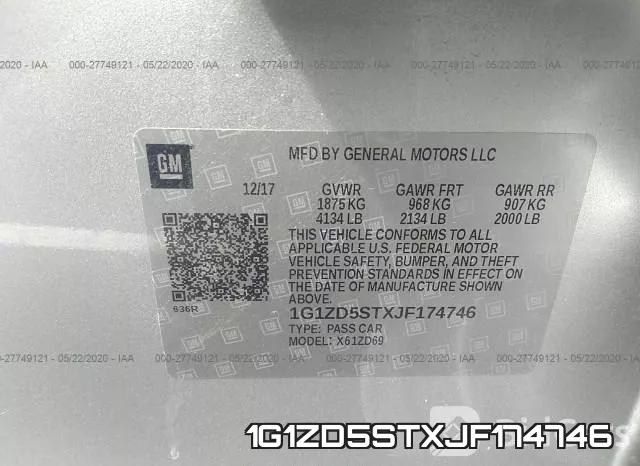 1G1ZD5STXJF174746 фото 10