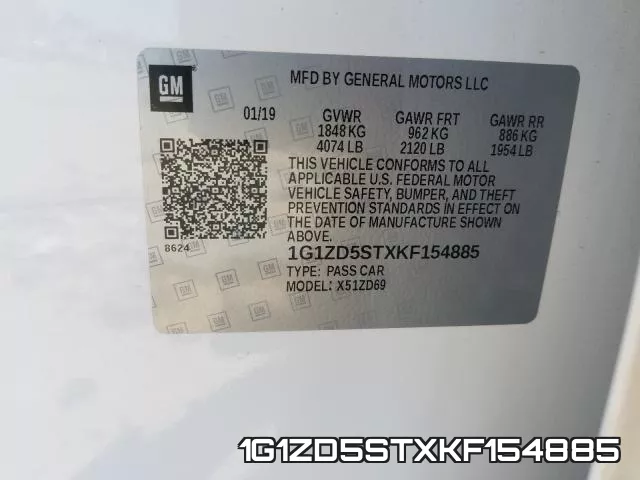 1G1ZD5STXKF154885 фото 2