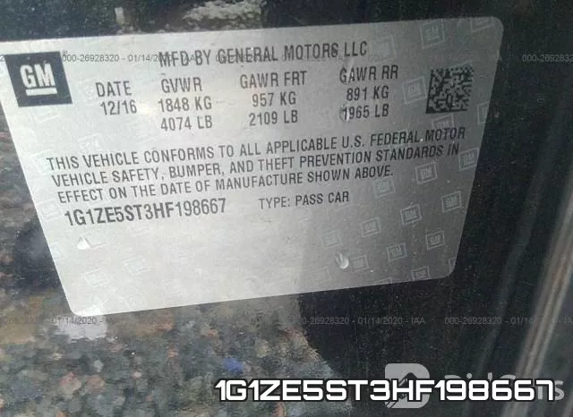 1G1ZE5ST3HF198667 фото 10