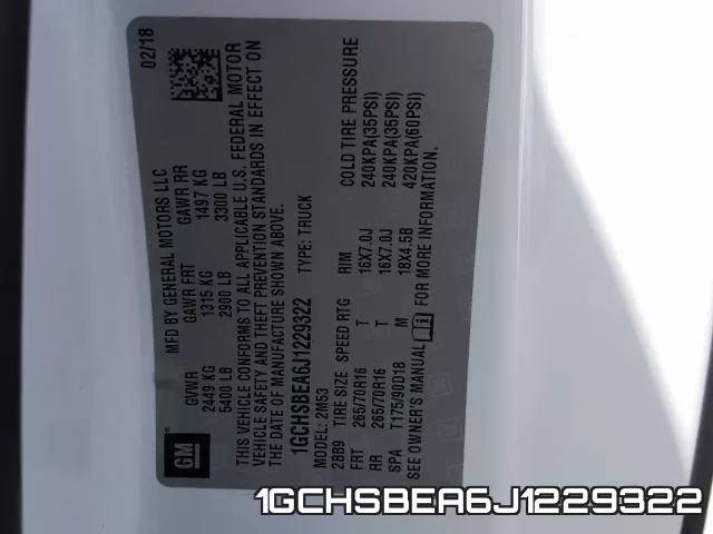 1GCHSBEA6J1229322 фото 2