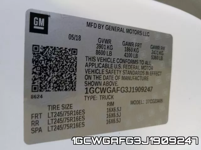 1GCWGAFG3J1909247 фото 2