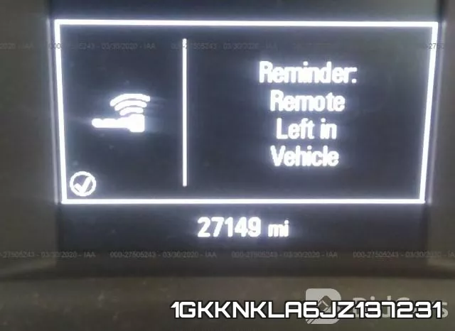1GKKNKLA6JZ137231 фото 8