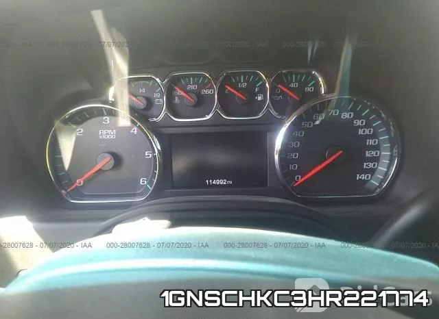 1GNSCHKC3HR221774 фото 8