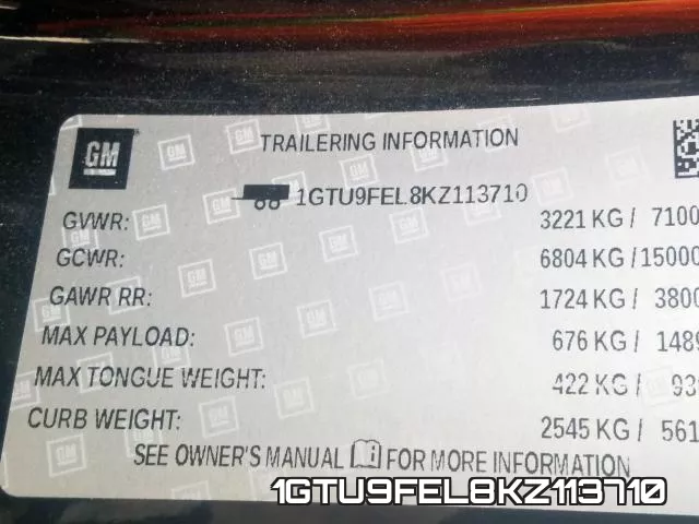 1GTU9FEL8KZ113710 фото 2