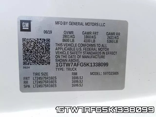 1GTW7AFG5K1338099 фото 2