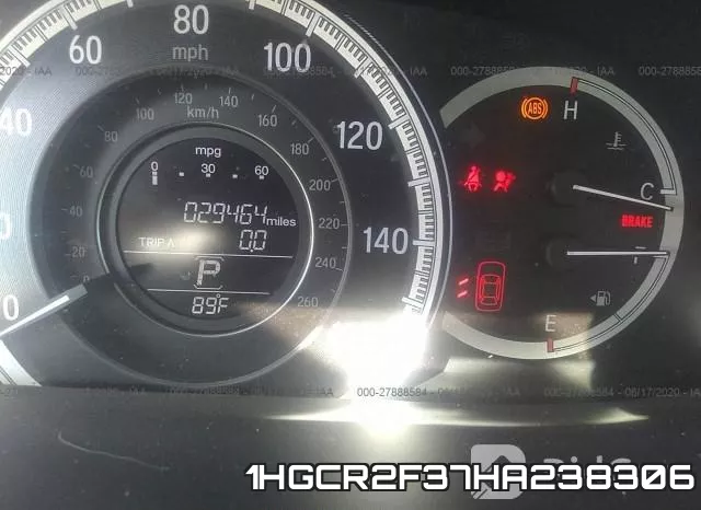 1HGCR2F37HA238306 фото 8