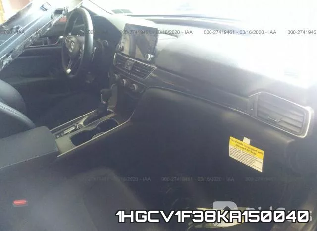 1HGCV1F38KA150040 фото 6