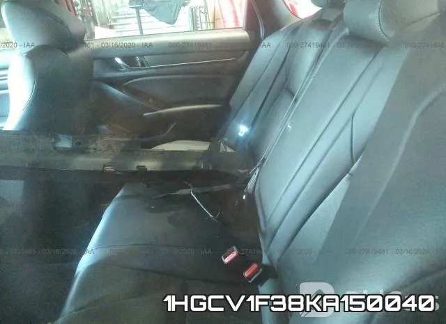 1HGCV1F38KA150040 фото 9