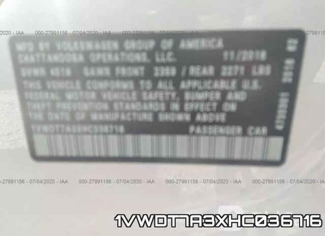 1VWDT7A3XHC036716 фото 10