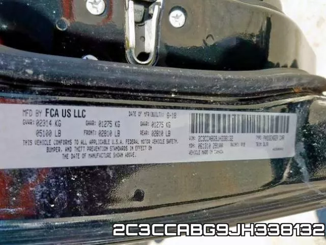 2C3CCABG9JH338132 фото 2