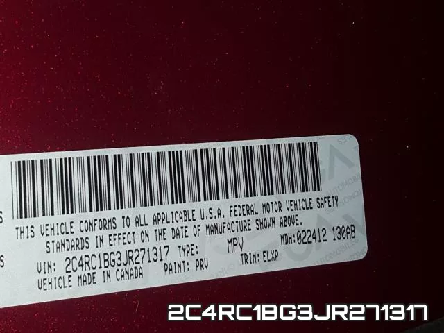 2C4RC1BG3JR271317 фото 2