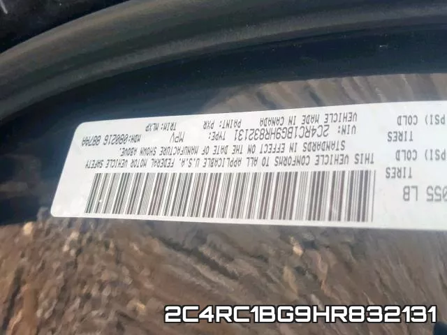 2C4RC1BG9HR832131 фото 2