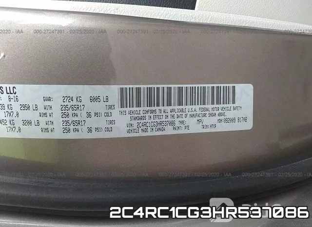 2C4RC1CG3HR537086 фото 10