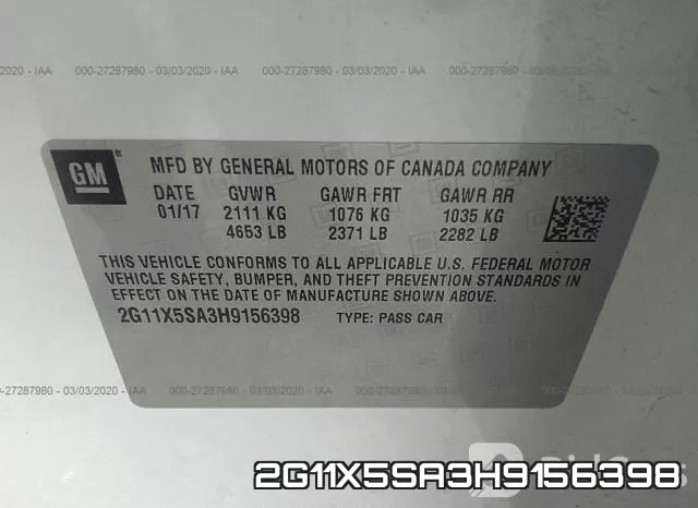 2G11X5SA3H9156398 фото 10