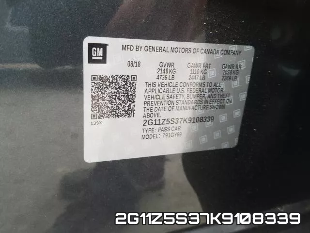 2G11Z5S37K9108339 фото 2