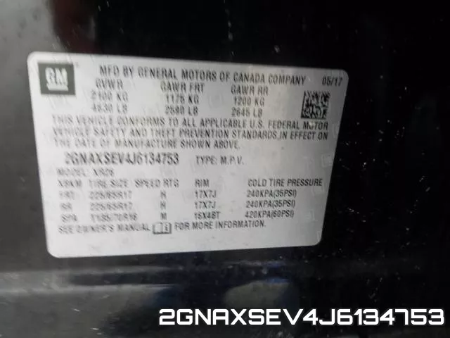 2GNAXSEV4J6134753 фото 2