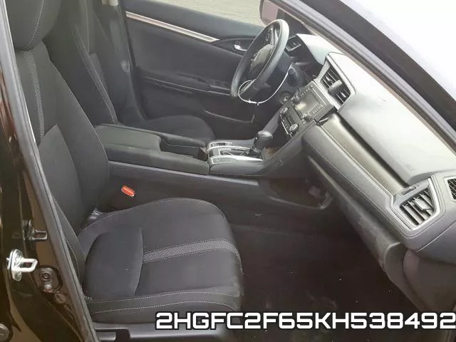2HGFC2F65KH538492 фото 6