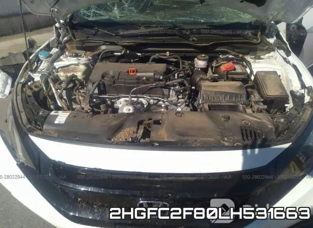 2HGFC2F80LH531663 фото 2