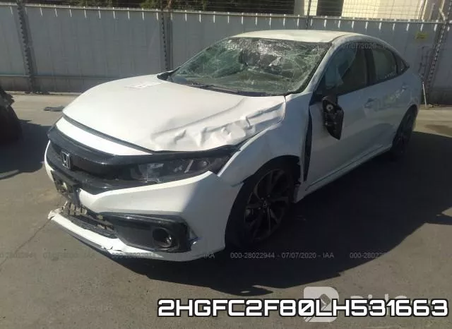 2HGFC2F80LH531663 фото 3